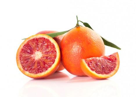 Orange sanguine avec écorce Déshydratée Poudre